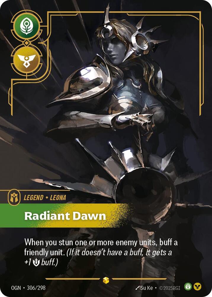 Leona - Radiant Dawn (Overnumbered) 306/298 card from Origins