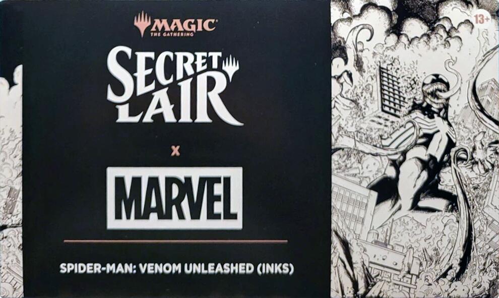Secret Lair Drop: Secret Lair x Marvel's Spider-Man: Venom Unleashed (Inks) - Non-Foil Edition card from Secret Lair Drop Series