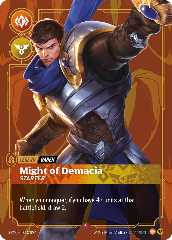 Garen - Might of Demacia (Starter) 023/024 card from Origins: Proving Grounds