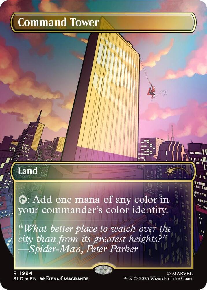 Command Tower (Rainbow Foil) 1994 card from Secret Lair Drop Series