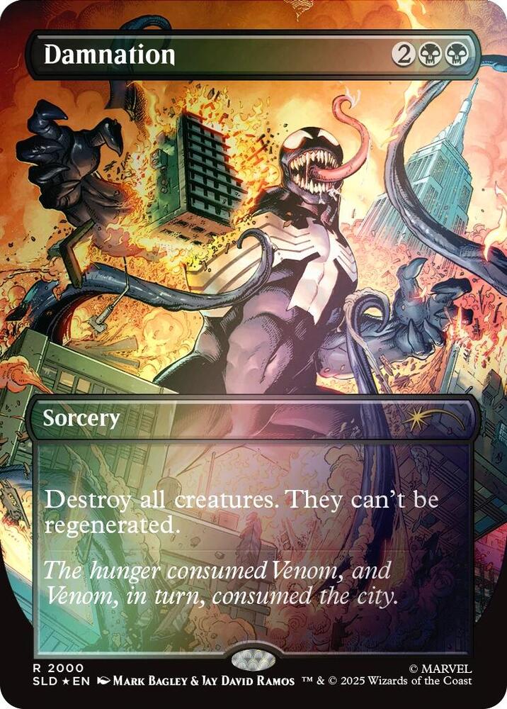 Damnation (Rainbow Foil) 2000 card from Secret Lair Drop Series