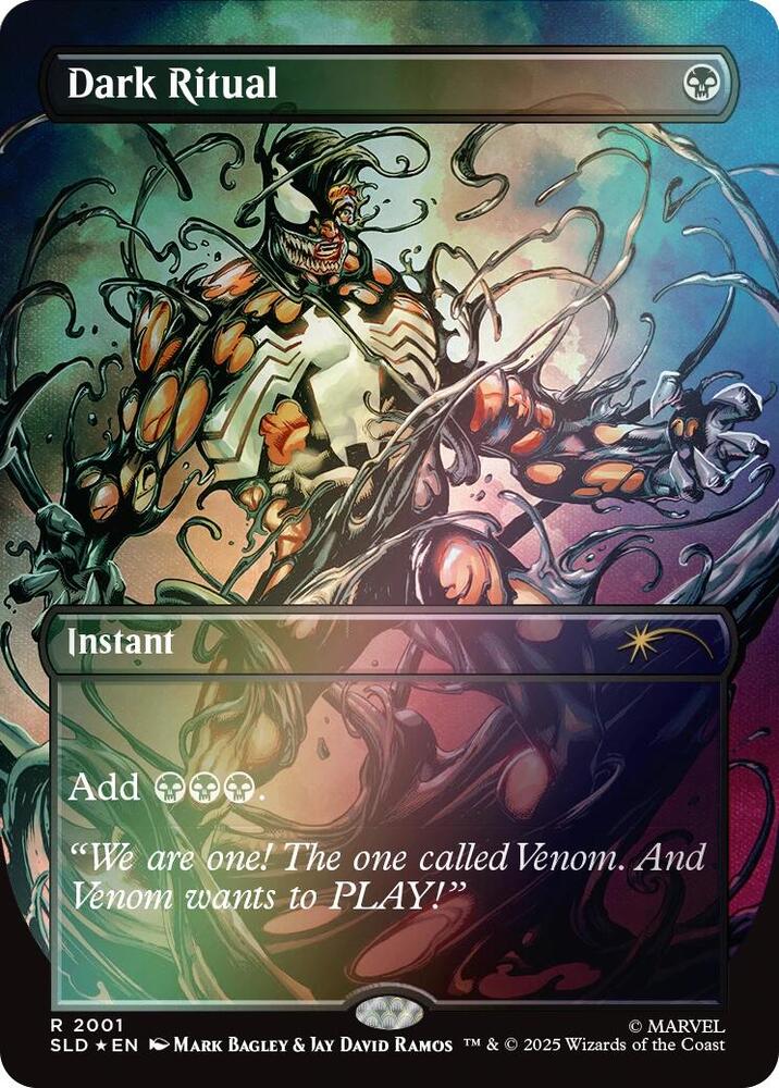 Dark Ritual (Rainbow Foil) 2001 card from Secret Lair Drop Series