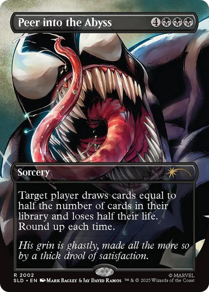 Peer into the Abyss 2002 card from Secret Lair Drop Series