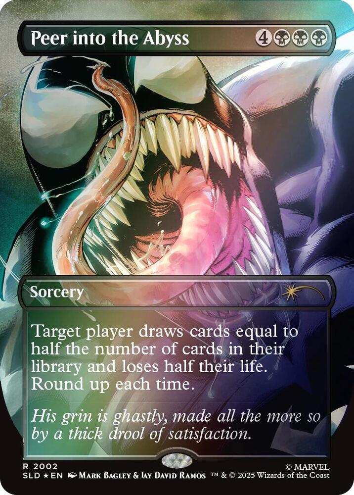 Peer into the Abyss (Rainbow Foil) 2002 card from Secret Lair Drop Series