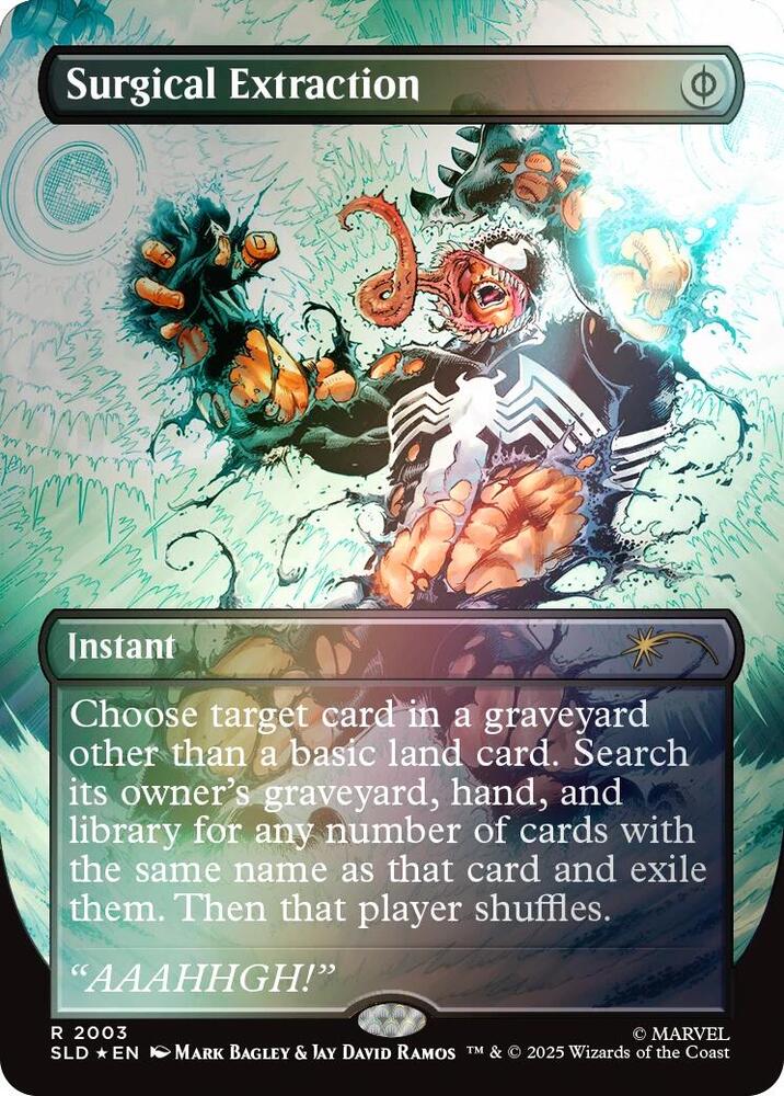 Surgical Extraction (Rainbow Foil) 2003 card from Secret Lair Drop Series