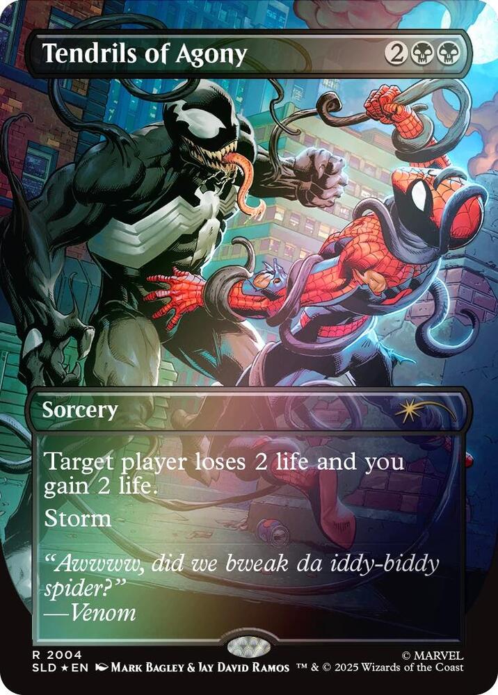 Tendrils of Agony (Rainbow Foil) 2004 card from Secret Lair Drop Series