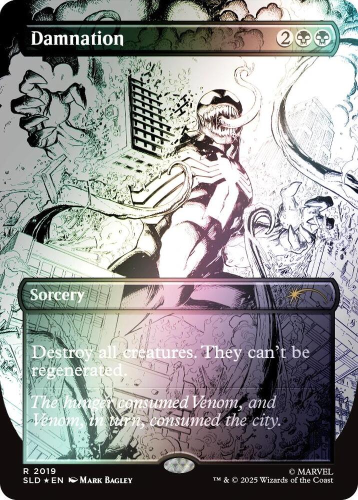 Damnation (Rainbow Foil) 2019 card from Secret Lair Drop Series