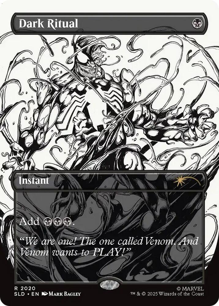 Dark Ritual 2020 card from Secret Lair Drop Series