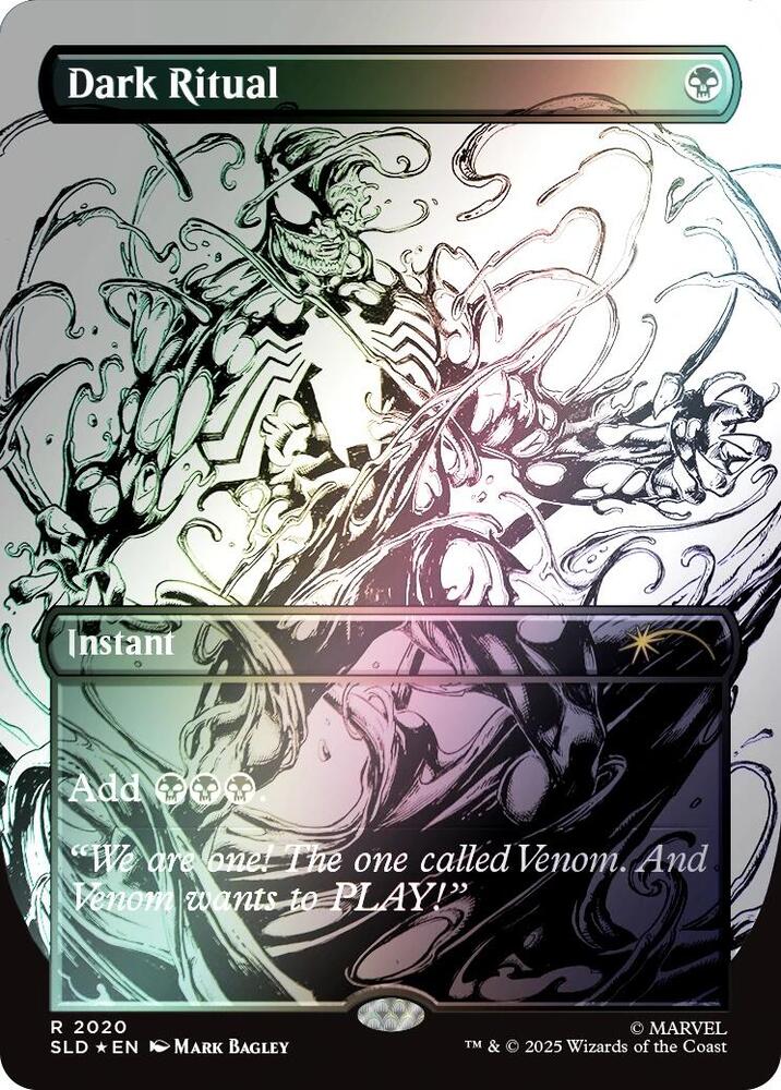 Dark Ritual (Rainbow Foil) 2020 card from Secret Lair Drop Series