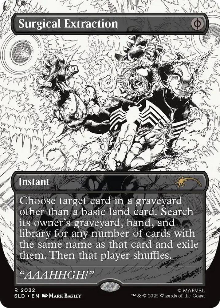 Surgical Extraction 2022 card from Secret Lair Drop Series