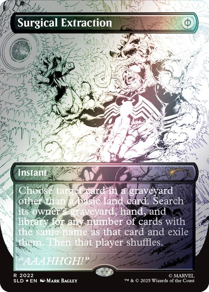Surgical Extraction (Rainbow Foil) 2022 card from Secret Lair Drop Series