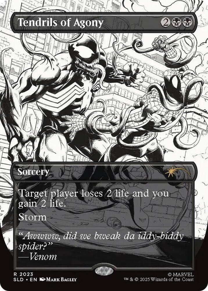 Tendrils of Agony 2023 card from Secret Lair Drop Series