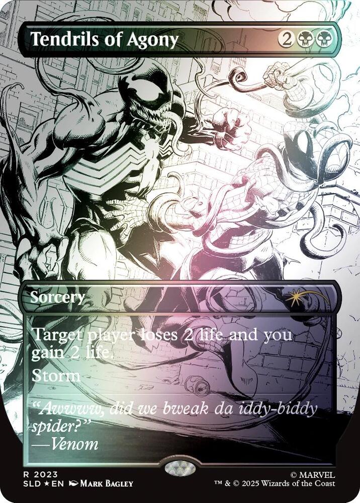 Tendrils of Agony (Rainbow Foil) 2023 card from Secret Lair Drop Series