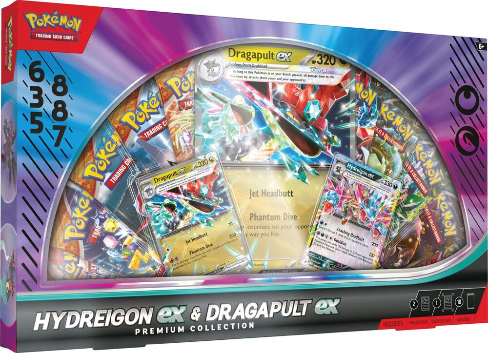Hydreigon ex & Dragapult ex Premium Collection card from Miscellaneous Cards & Products