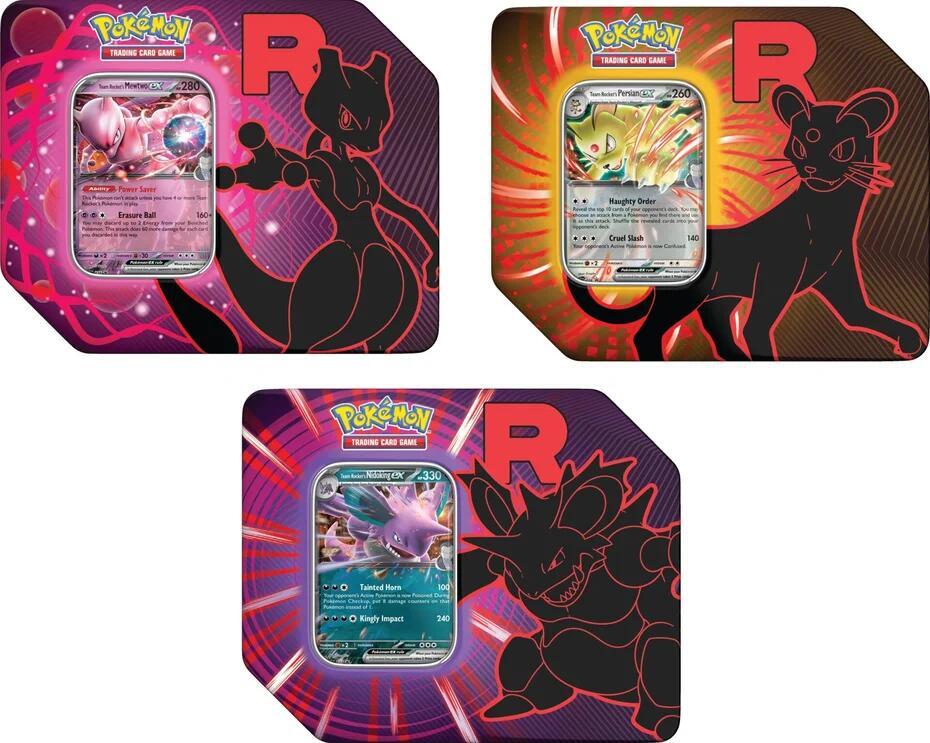 Team Rocket Tin [Set of 3] card from Miscellaneous Cards & Products