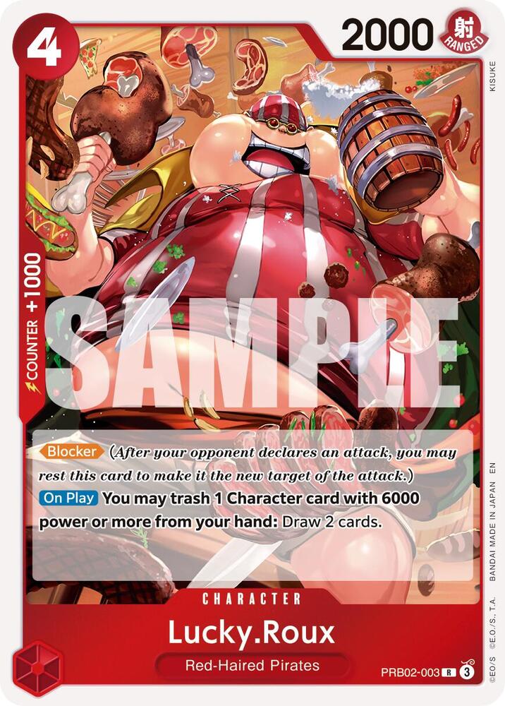 Lucky.Roux PRB02-003 card from Premium Booster -The Best- Vol. 2