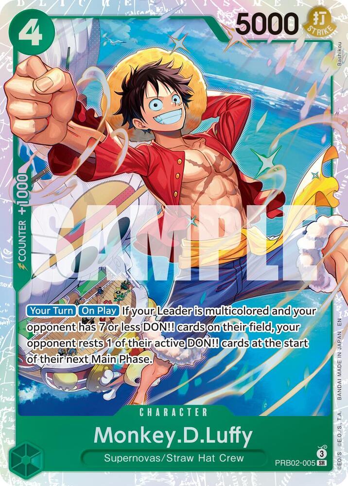 Monkey.D.Luffy PRB02-005 card from Premium Booster -The Best- Vol. 2