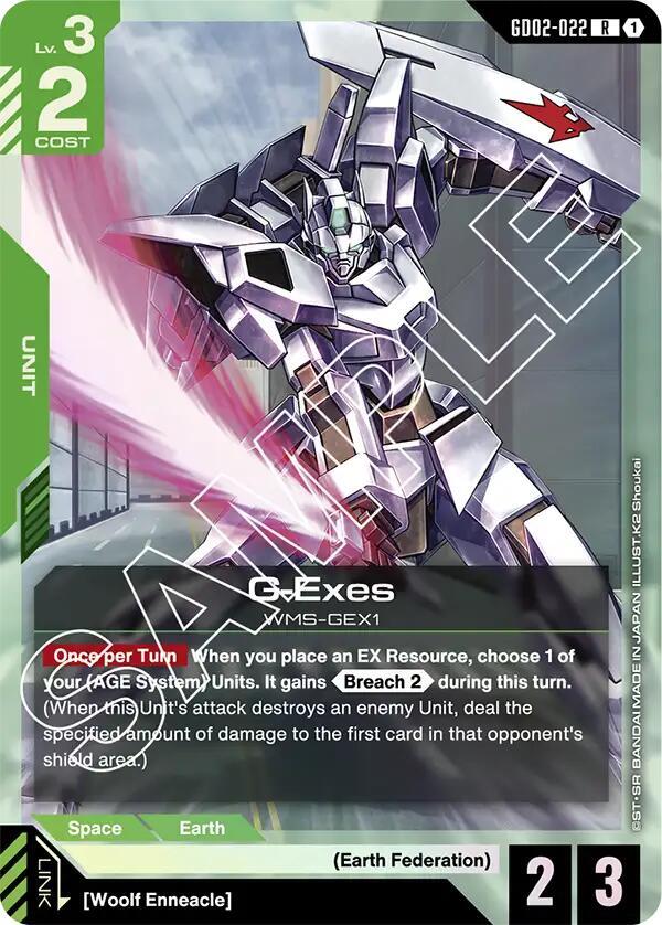 G-Exes GD02-022 card from Dual Impact
