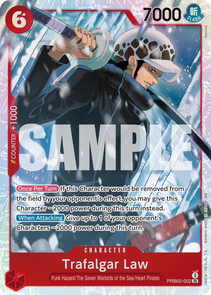Trafalgar Law PRB02-002 card from Premium Booster -The Best- Vol. 2