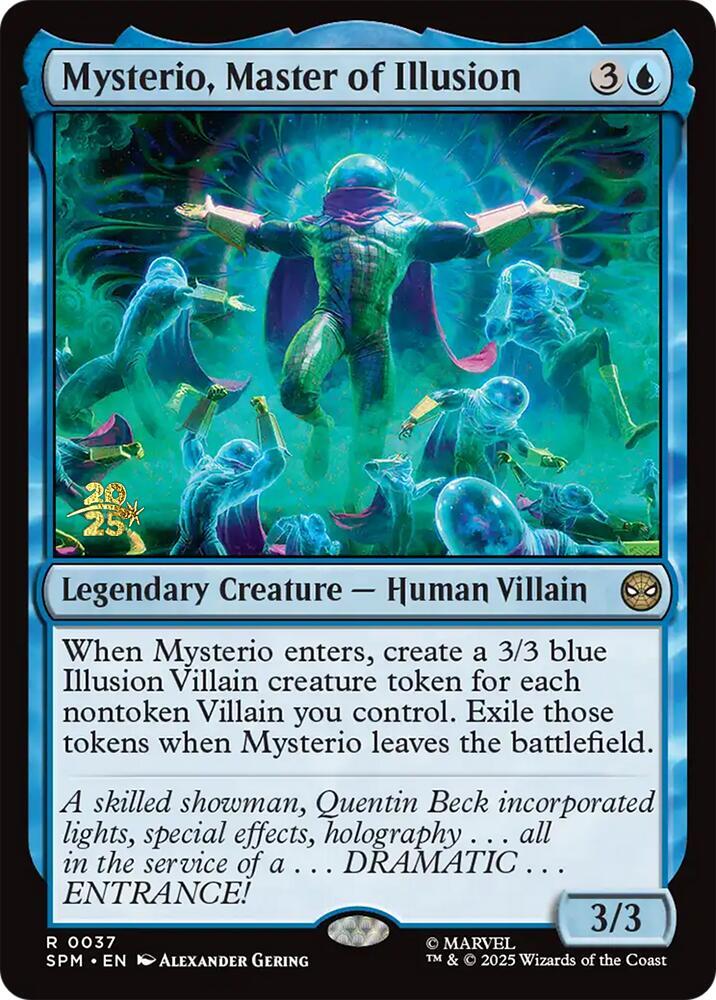 Mysterio, Master of Illusion 37 card from Prerelease Cards