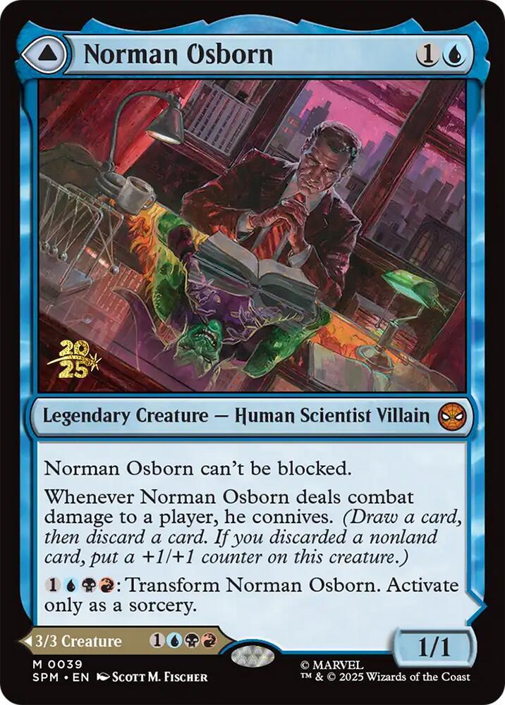 Norman Osborn 39 card from Prerelease Cards