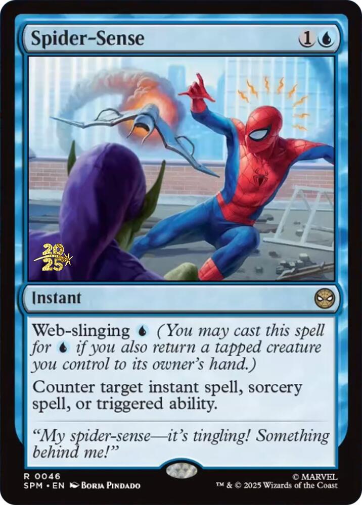 Spider-Sense 46 card from Prerelease Cards
