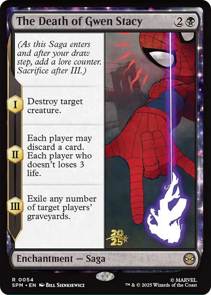 The Death of Gwen Stacy 54 card from Prerelease Cards