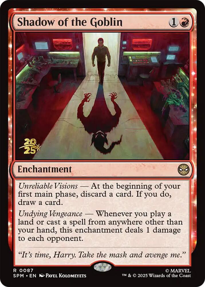 Shadow of the Goblin 87 card from Prerelease Cards