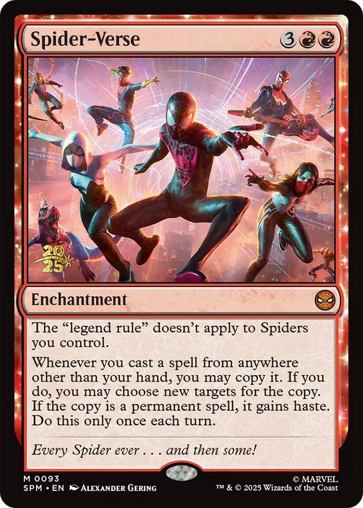 Spider-Verse 93 card from Prerelease Cards