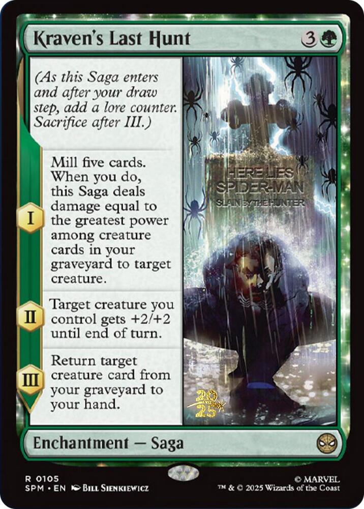 Kraven's Last Hunt 105 card from Prerelease Cards