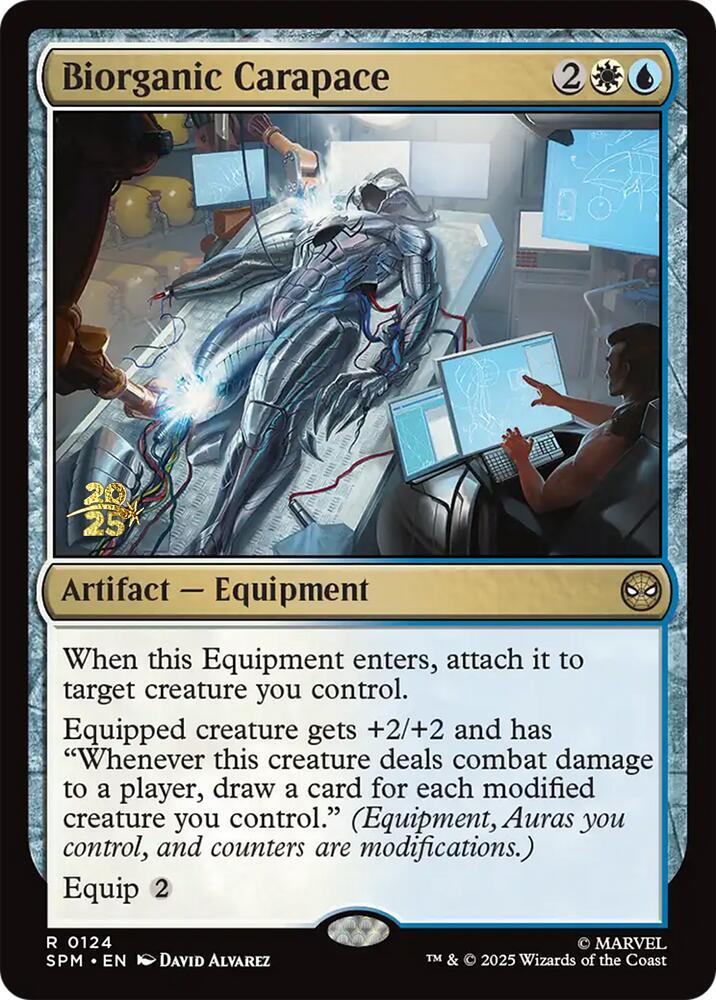 Biorganic Carapace 124 card from Prerelease Cards