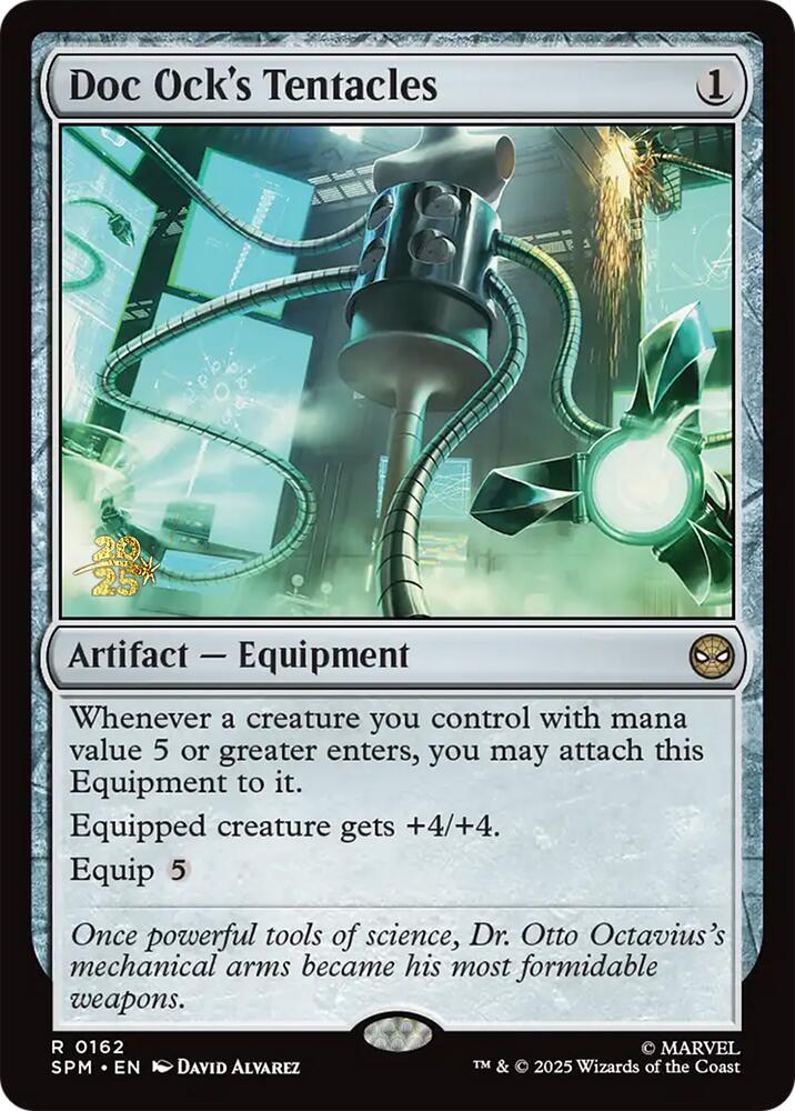 Doc Ock's Tentacles 162 card from Prerelease Cards