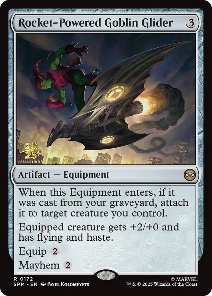 Rocket-Powered Goblin Glider 172 card from Prerelease Cards