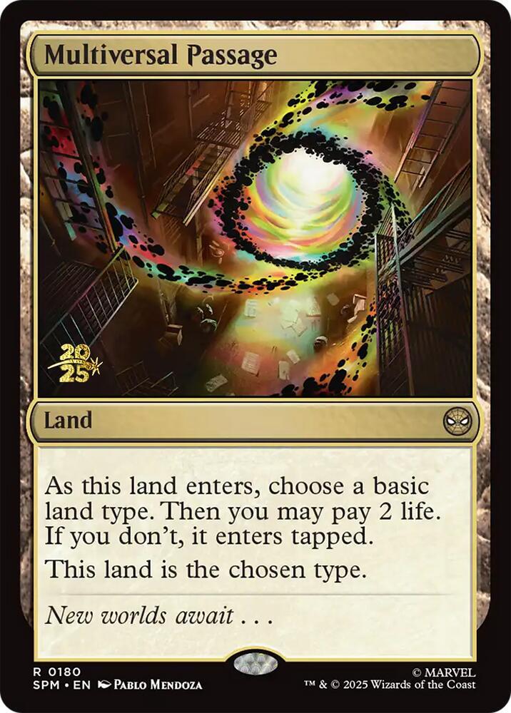 Multiversal Passage 180 card from Prerelease Cards