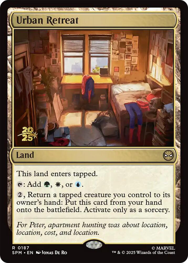 Urban Retreat 187 card from Prerelease Cards
