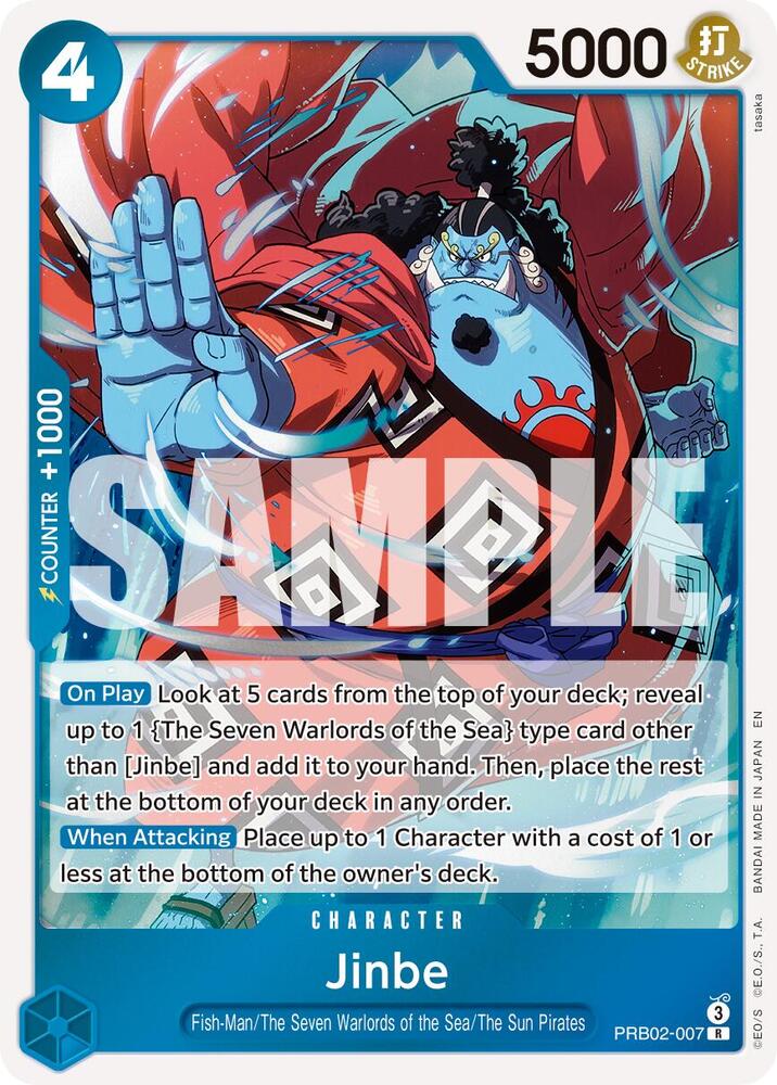 Jinbe PRB02-007 card from Premium Booster -The Best- Vol. 2