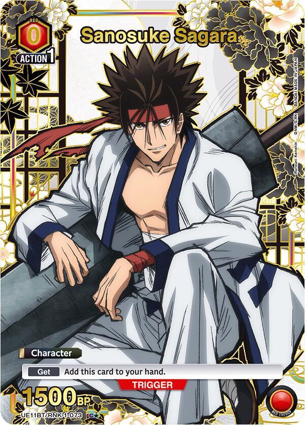 Sanosuke Sagara (C*) UE11BT/RNK-1-073 card from UE11BT: Rurouni Kenshin