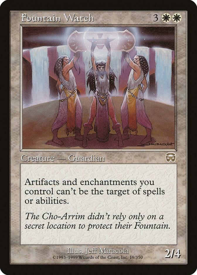 Fountain Watch 19 card from Mercadian Masques