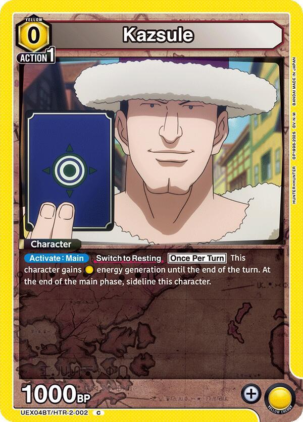 Kazsule UEX04BT/HTR-2-002 card from UEX04BT: HUNTER X HUNTER Vol.2
