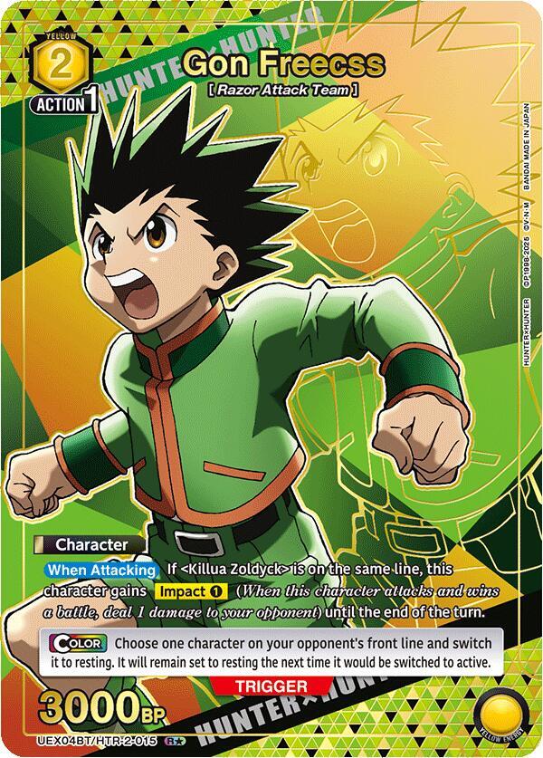 Gon Freecss (R*) UEX04BT/HTR-2-015 card from UEX04BT: HUNTER X HUNTER Vol.2
