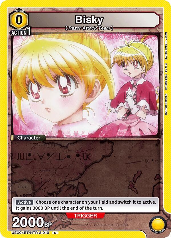 Bisky UEX04BT/HTR-2-019 card from UEX04BT: HUNTER X HUNTER Vol.2