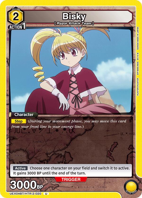 Bisky UEX04BT/HTR-2-020 card from UEX04BT: HUNTER X HUNTER Vol.2