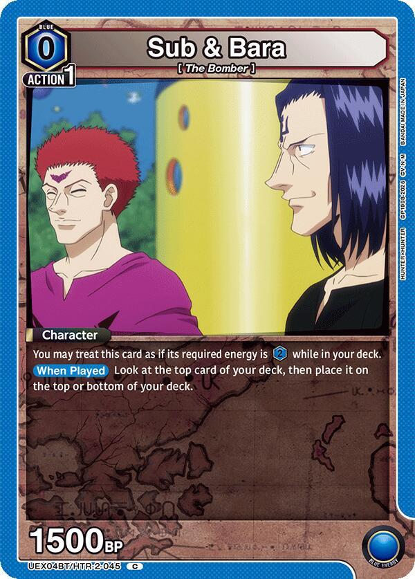 Sub & Bara UEX04BT/HTR-2-045 card from UEX04BT: HUNTER X HUNTER Vol.2