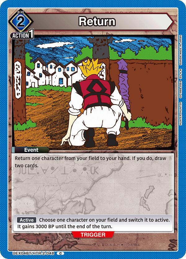 Return UEX04BT/HTR-2-048 card from UEX04BT: HUNTER X HUNTER Vol.2