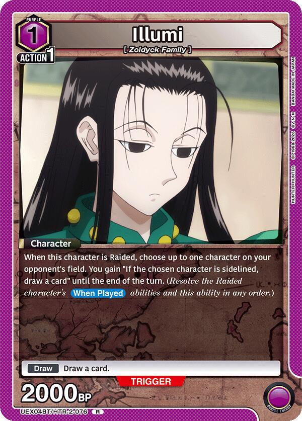 Illumi UEX04BT/HTR-2-076 card from UEX04BT: HUNTER X HUNTER Vol.2