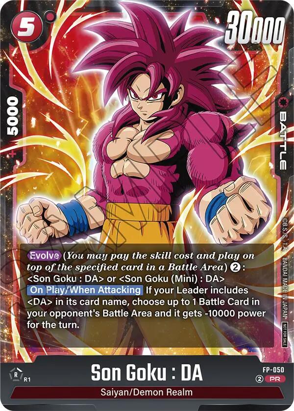 Son Goku : DA FP-050 card from Fusion World Promotion Cards and Packs