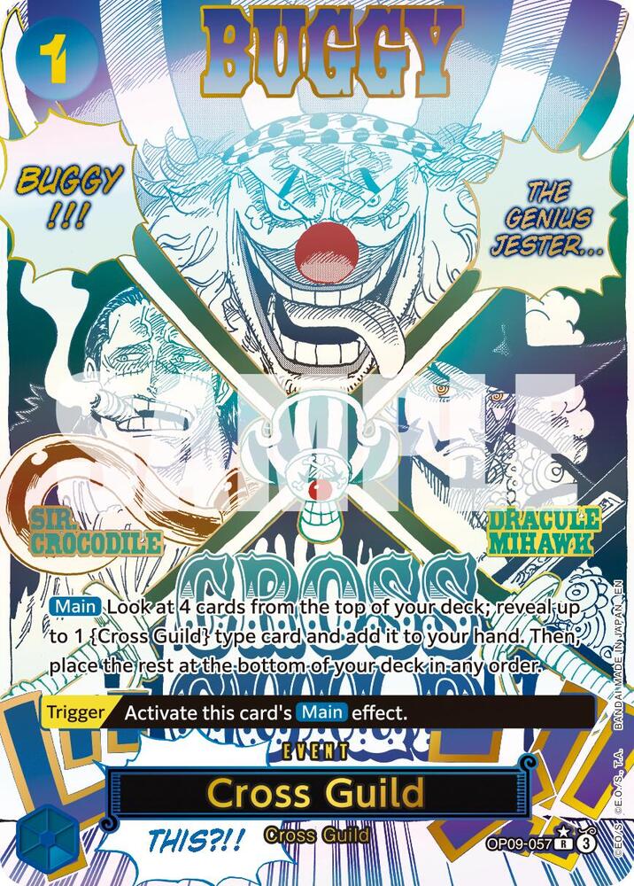 Cross Guild (Alternate Art) OP09-057 card from Premium Booster -The Best- Vol. 2