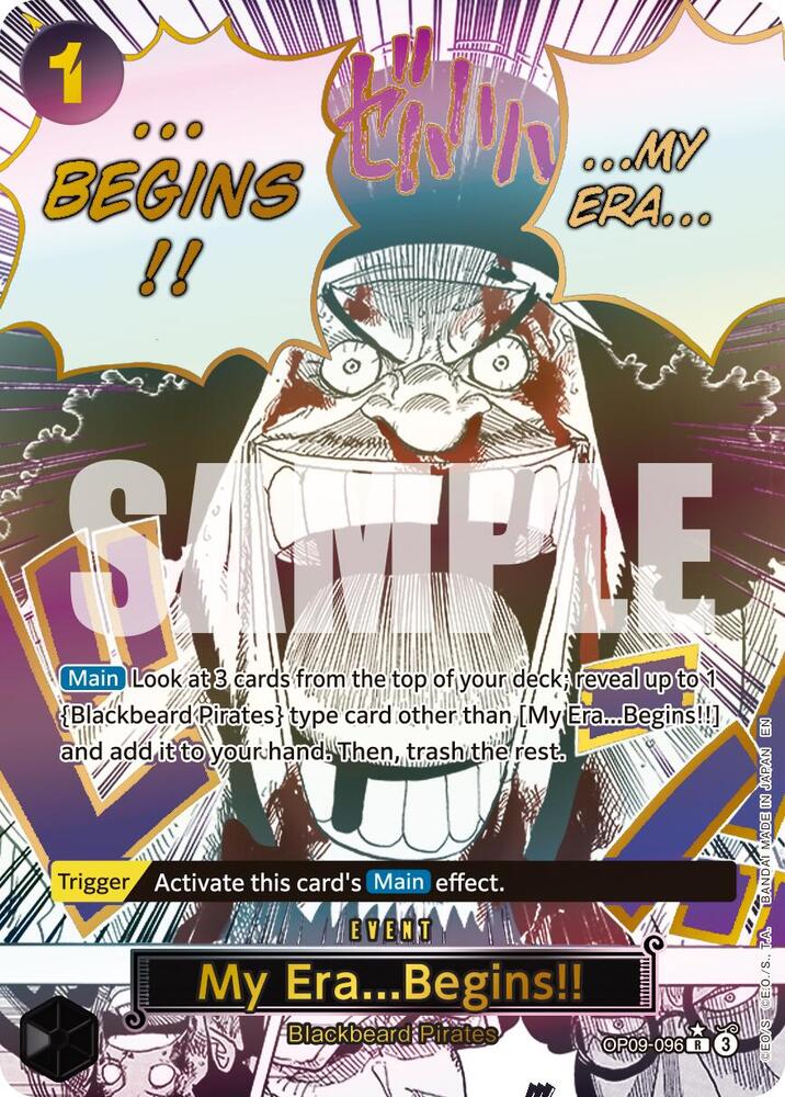 My Era...Begins!! (Alternate Art) OP09-096 card from Premium Booster -The Best- Vol. 2