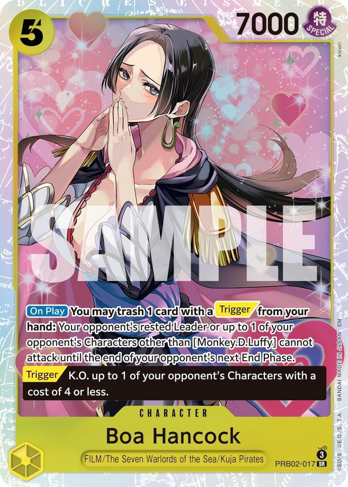 Boa Hancock PRB02-017 card from Premium Booster -The Best- Vol. 2