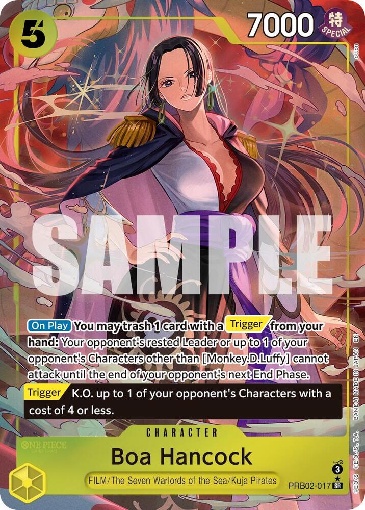 Boa Hancock (Alternate Art) PRB02-017 card from Premium Booster -The Best- Vol. 2